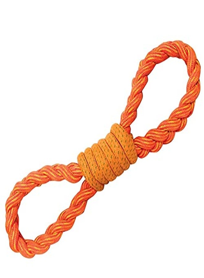 Pet Guard Figure 8 Rope Toy for Chewing and Teething for Dogs & Puppies (Color May Vary)